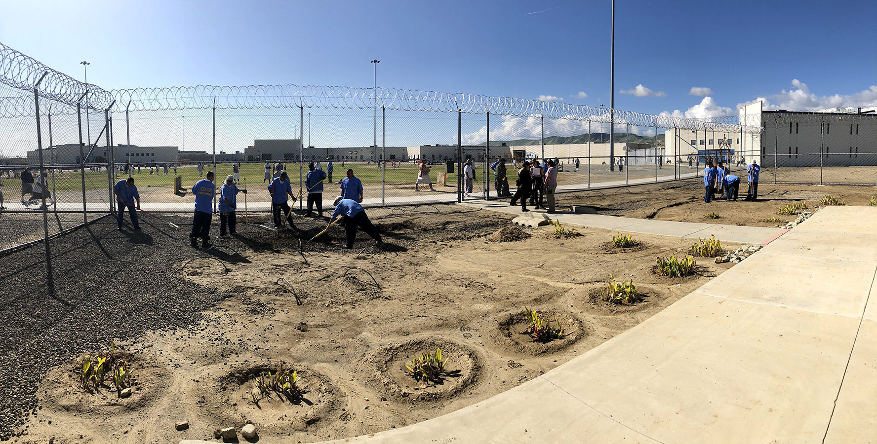 Avenal State Prison garden